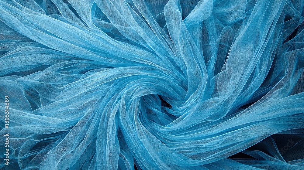 Poster a detailed image of a light-blue cloth with fine horizontal lines near the top and bottom edges, and