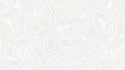 Gentle spirals and flowing lines create clean minimalist background with soft, wavy texture, perfect for modern designs or subtle decorative elements