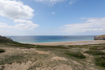 Stunning landscapes of Camaret-sur-Mer, a picturesque commune in Brittany, France. Located on the west coast in the Finistère department, it features breathtaking coastal views and charming scenery.