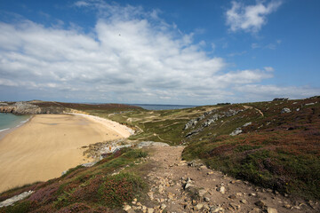 Stunning landscapes of Camaret-sur-Mer, a picturesque commune in Brittany, France. Located on the west coast in the Finistère department, it features breathtaking coastal views and charming scenery.