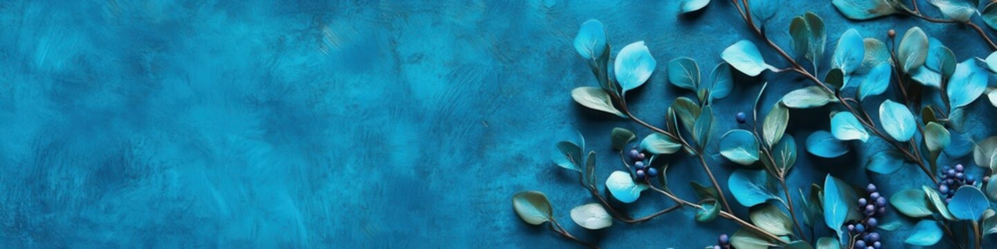 LinkedIn Banner - Blue Header and Cover Photo with Background