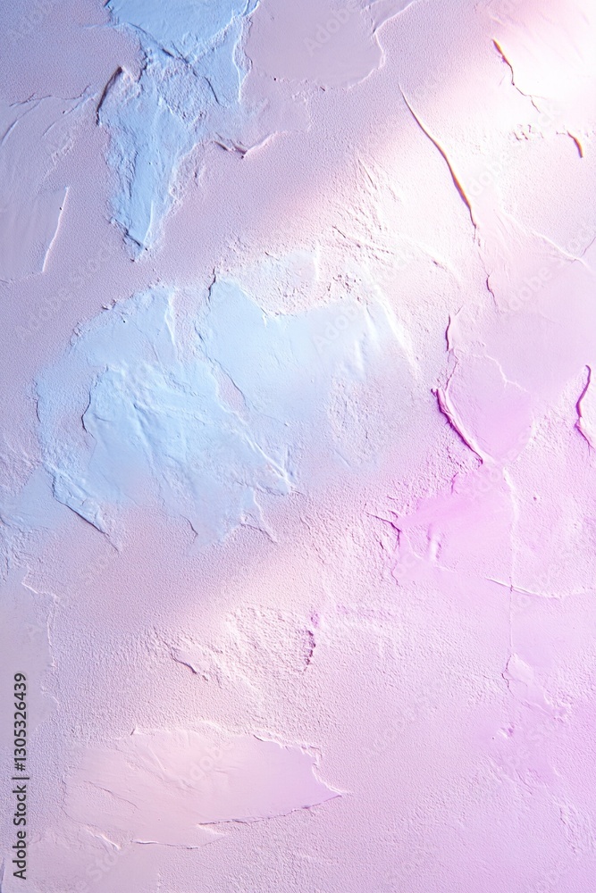 Aufkleber high-end smooth concrete backdrop features a holographic glow with soft pastel tones, creating a fut