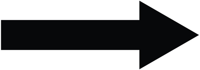 Long arrow icon. Flat style arrow sign symbol. vector illustration. EPS 10