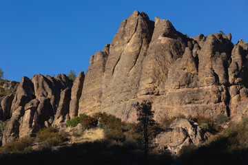 Fototapeta premium Pinnacle rock formations, in central California