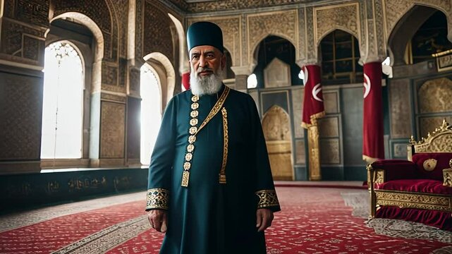 Ottoman Emperor in Istanbul.