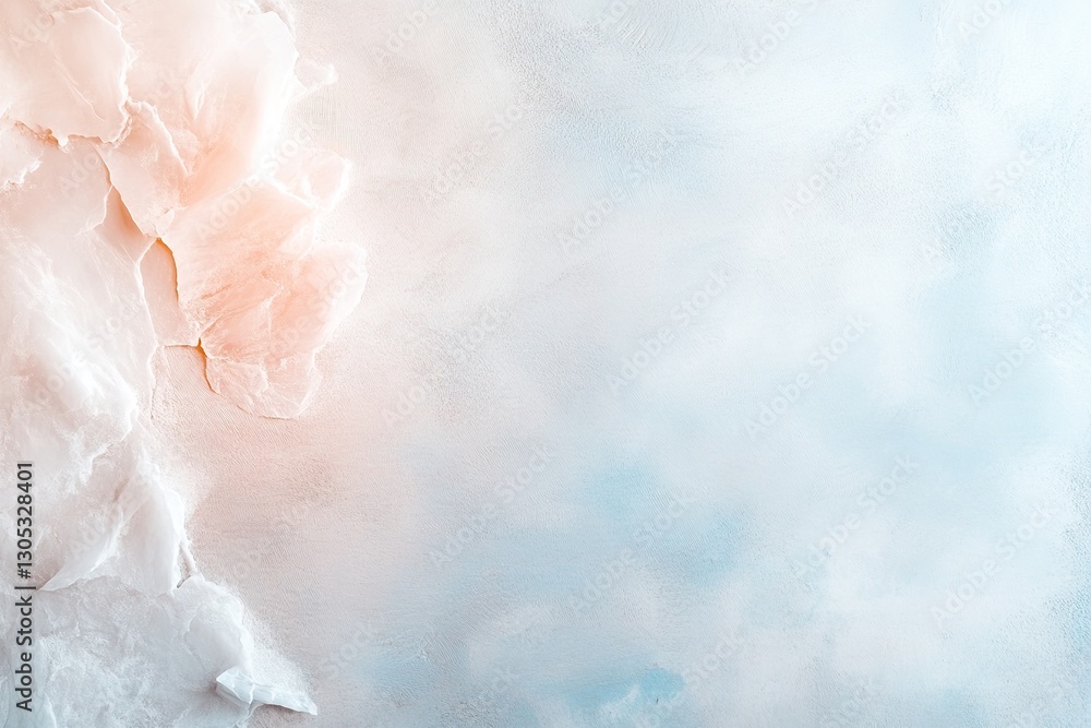 Poster this luxurious abstract background features a gentle blend of ice-blue and lavender tones, creating 