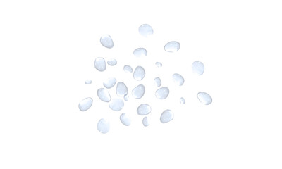 Vector Water Drops. Realistic condensation. Water droplets on surface. on an isolated transparent background. Freshness effect. Design elements PNG