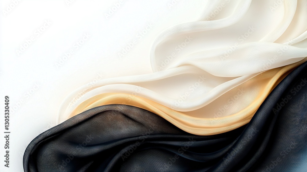 Poster close-up of a monochrome object with a yellow object centered in the frame
