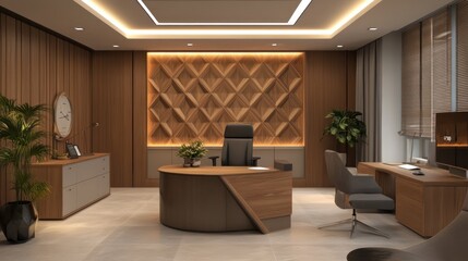 Modern Executive Office Interior