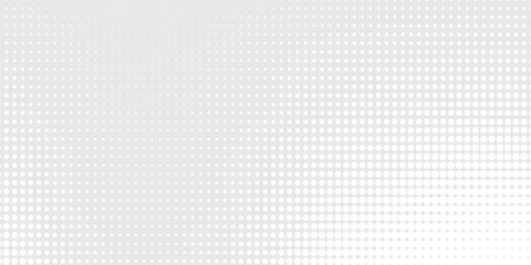 Dot white gray wave light technology texture background. Abstract big data modern halftone