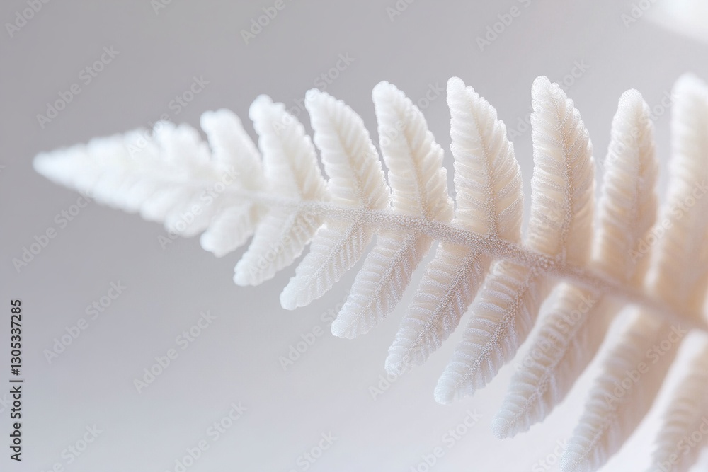 Aufkleber a frosted glass fern stem captures light beautifully, creating an ethereal and luxurious feel. its d