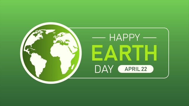 Happy Earth Day 22nd April Celebrates Our Planet
