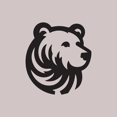 vector illustration of a bear