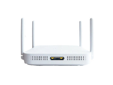 Smart Mesh-Enabled White Router with Multiple LAN and WAN Ports