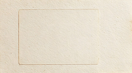 Fototapeta premium Blank Vintage Paper with Subtle Texture and Empty Border Design