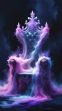 Magnificent Intricately Designed Throne