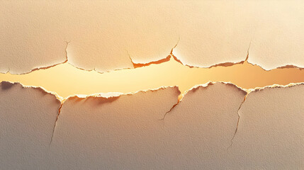 Cracked Wall Texture with Light Breaking Through the Surface
