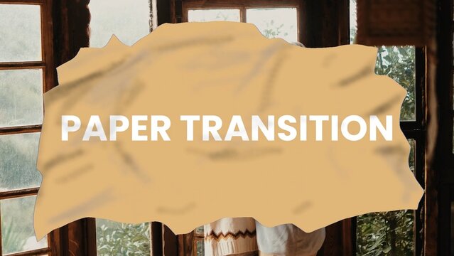 Realistic Paper Ripping Transition