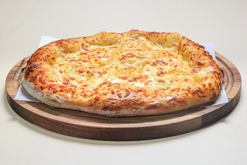 a mouthwatering flatbread that looks perfect for a quick and satisfying meal.