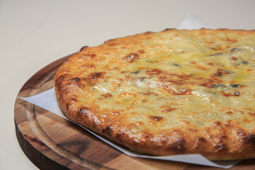 a mouthwatering flatbread that looks perfect for a quick and satisfying meal.