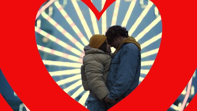 Romantic Love Hand Drawn Hearts Transition