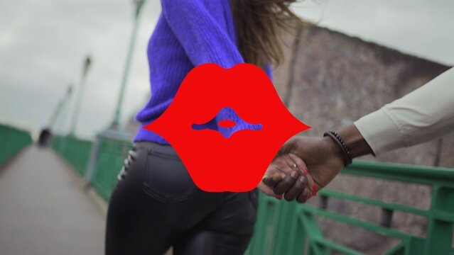 Valentine Love Romantic Kiss Transition