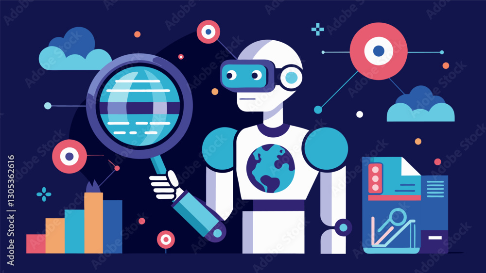 Poster the use of artificial intelligence to analyze vast amounts of data and identify potential opportunit