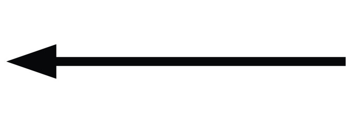 Fototapeta premium Black arrow icon