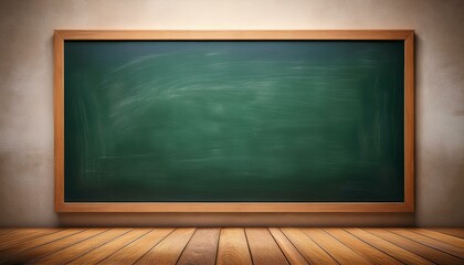 empty school blackboard