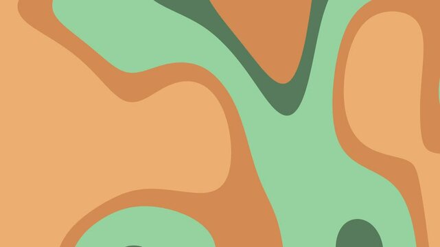 Abstract green and orange shapes suitable for backgrounds, graphic design projects, web banners, social media posts, and artistic compositions.
