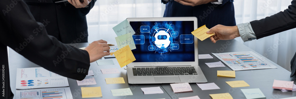 Poster chatbot software application for brisk online business that automatically reply to customer question