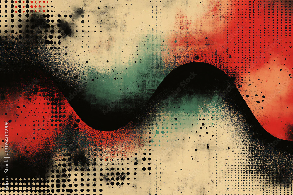 Poster vivid gradient backdrop with a textured surface generative ai