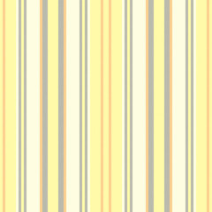 Obraz premium Vertical textile fabric background, improvement texture pattern vertical. Stripe lines stripe vector seamless in light yellow and yellow colors.