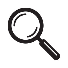 Loupe icon. Magnifier icon. Magnifying glass icon. 