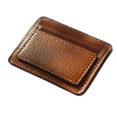 Elegant Brown Leather Card Holder with Textured Finish for Stylish Everyday Use, Ideal for Business, Travel and Personal Organization in Modern Lifestyle