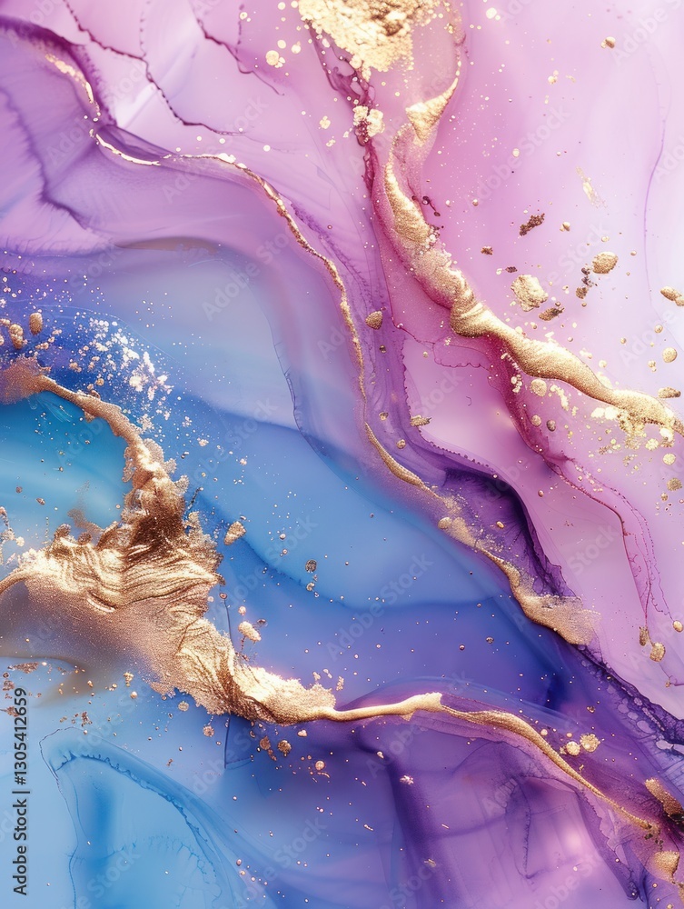 Aufkleber soft brush movements create an elegant yet dynamic texture in pastel colors enhanced by shimmering g