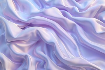 Obraz premium Smooth lavender satin with gentle folds and blended hues creates a luxurious texture illuminated by soft diffused light