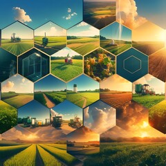 Breathtaking Scenery of Serene Countryside Landscapes with Dramatic Skies and Vibrant Colors