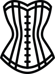  Shaping a woman's figure with beauty and restraint, embodying the grace and elegance of the Victorian era.