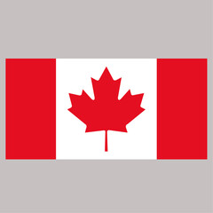Canada flag vector 