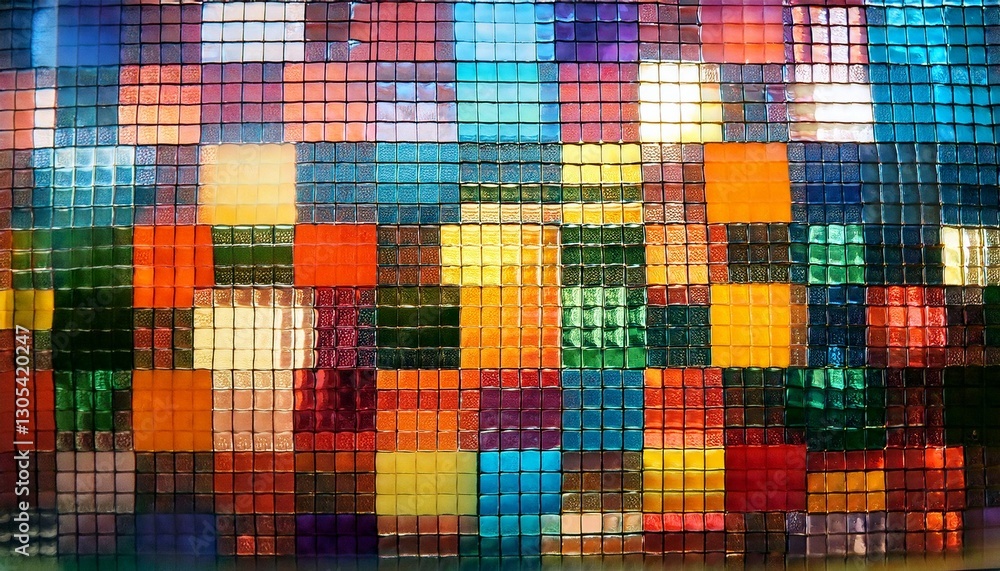 Canvas Prints abstract background of colorful squares
