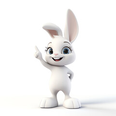 cute bunny, AI generated