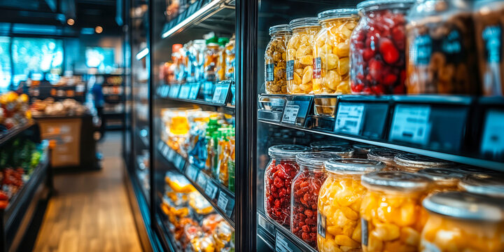 Innovative Retail Technology with Electronic Shelf Labels Enhancing Store Efficiency and Customer Interaction