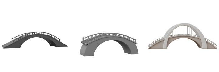 Bridge Road – Arched Bridge with a Roadway Spanning a River or Valley