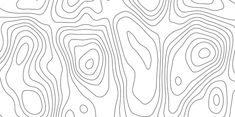 Fototapeta premium Topographic map background geographic line map with seamless ornament design.Topographic map patterns, topography line map. Vintage outdoors style. 