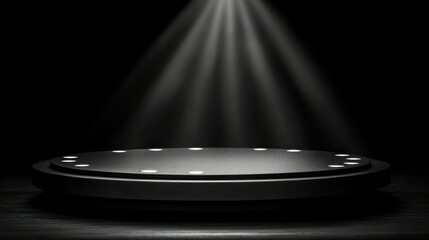 Dark Stage Spotlight Platform