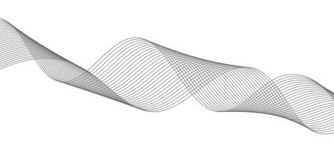 Abstract wave line for banner, wallpaper background with wave design.