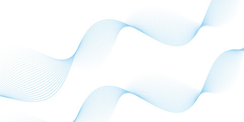 Abstract wave line for banner, wallpaper background with wave design.