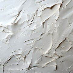 Obraz premium Abstract White Impasto Texture. A Modern Minimalist Painting