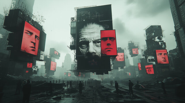 Orwell2025: A dystopian world with surveillance all around us